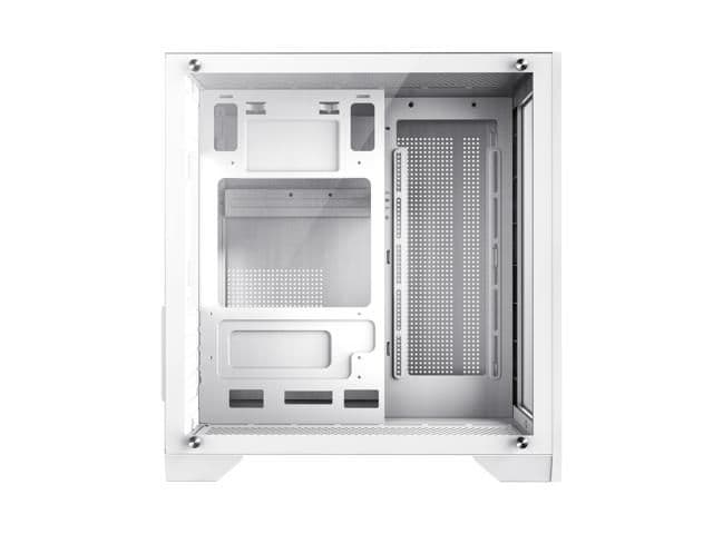 GameMax Infinity Micro ATX Mini Tower White Tempered Glass Side Panel image