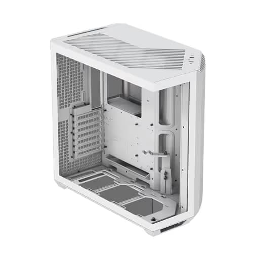 APNX V1 ATX Mid Tower White Tempered Glass Side Panel Front USB-C/USB-A main image