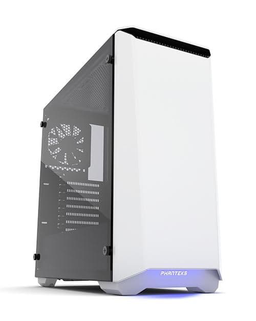 Phanteks Eclipse P400S ATX Mid Tower White with Tinted Tempered Glass Side Panel and USB 3.2 Gen 1 Type-A image