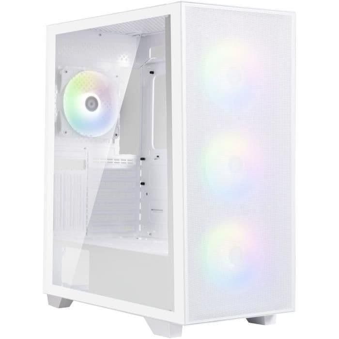 BitFenix FLOW ATX Mid Tower White Tempered Glass main image