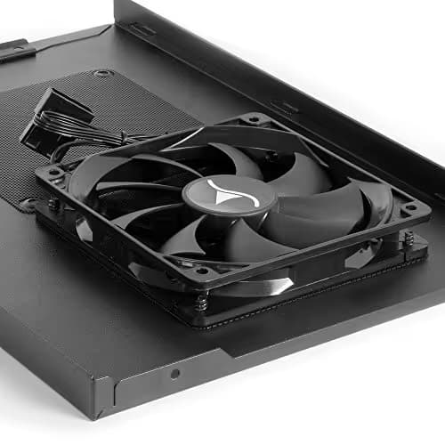 SHARKOON QB ONE Mini-ITX Desktop Black with Mesh Side Panel and USB 3.2 Gen 1 Type-A, USB 2.0 Type-A Front Panel image