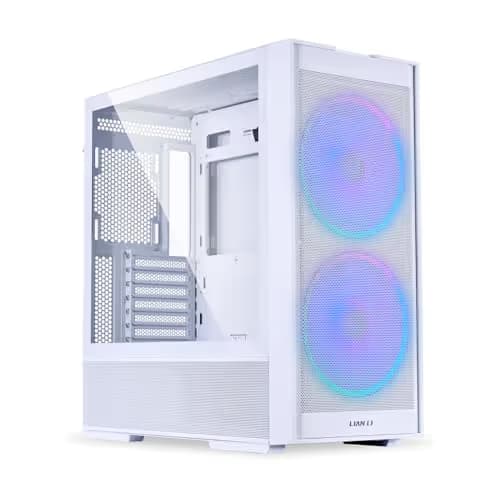 Lian Li LANCOOL 206 ATX Mid Tower White with Tempered Glass Side Panel and USB 3.2 Gen 1 Type-C / USB 3.2 Gen 1 Type-A Front Panel main image