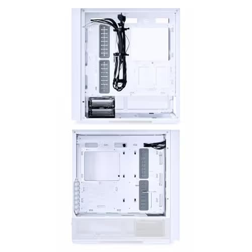 Lian Li LANCOOL 206 ATX Mid Tower White with Tempered Glass Side Panel and USB 3.2 Gen 1 Type-C / USB 3.2 Gen 1 Type-A Front Panel image