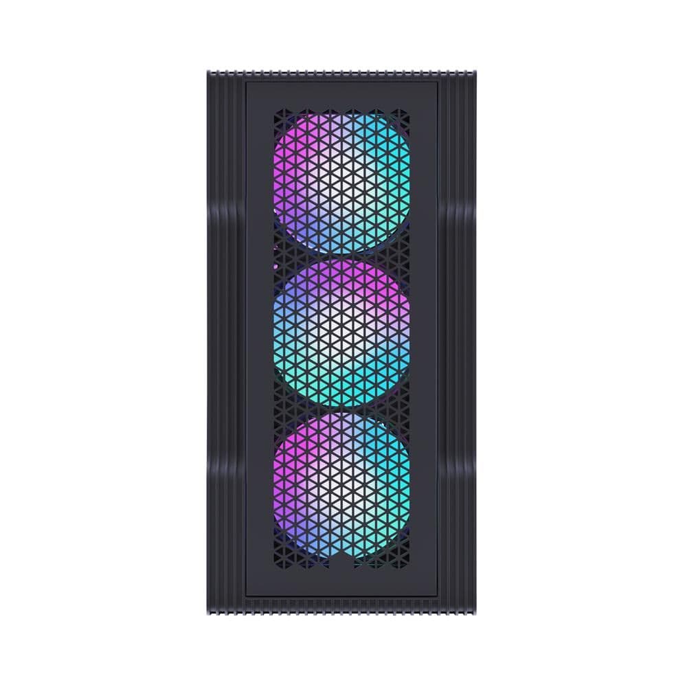 1STPLAYER T3 Micro ATX Mid Tower Black with Tempered Glass Side Panel and USB 3.2 Gen 1 Type-A USB 2.0 Type-A image