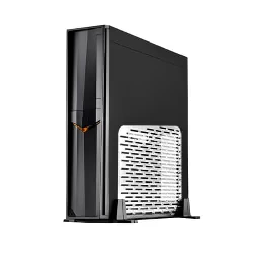Silverstone RVZ02B HTPC Black / Clear Acrylic Side Panel, USB 3.2 Gen 1 Type-A Front Panel image