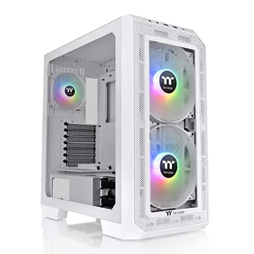 Thermaltake View 300 MX Snow ATX Mid Tower White Tempered Glass ARGB main image