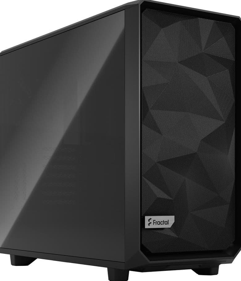 Fractal Design Meshify 2 ATX Mid Tower Black with Tinted Tempered Glass Side Panel and USB 3.2 Gen 2 Type-C, USB 3.2 Gen 1 Type-A main image