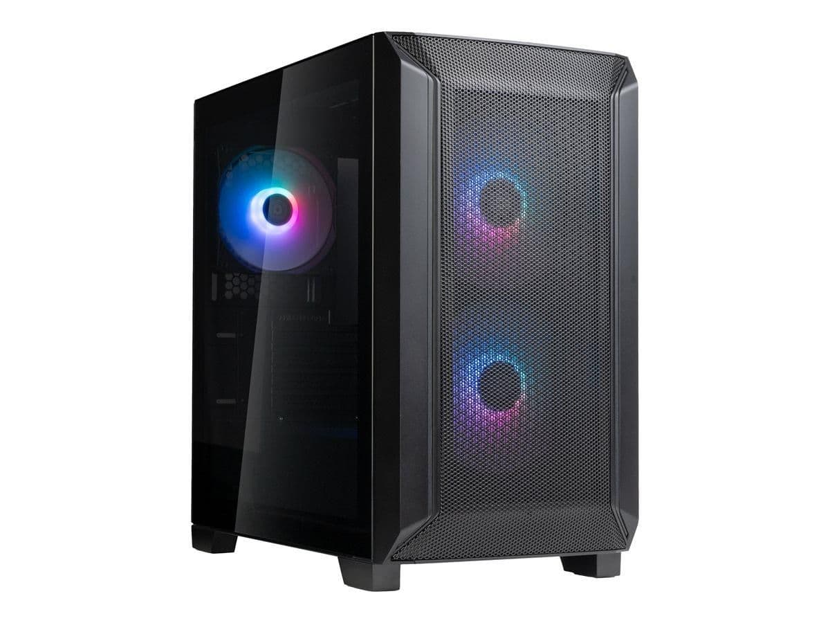 Silverstone FARA 312X Micro ATX Mini Tower Black Tempered Glass Side Panel main image