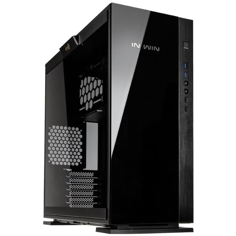 In Win 305 ATX Mid Tower Black Tempered Glass Side Panel image