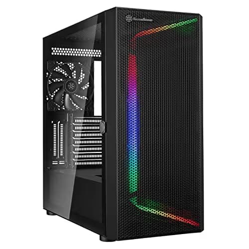 Silverstone SETA H1 ATX Mid Tower Black Tempered Glass Side Panel main image