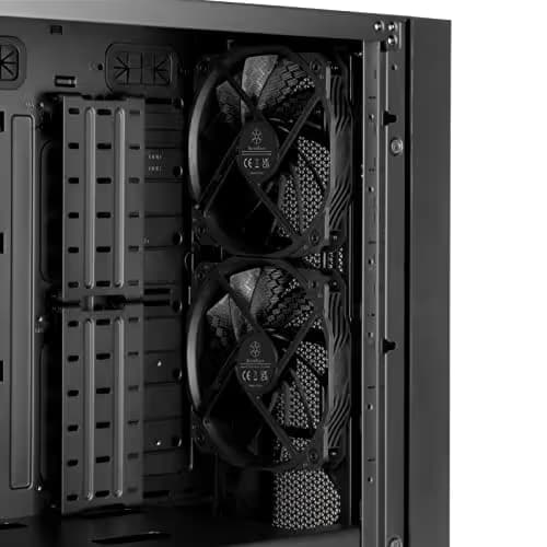 Silverstone SETA H1 ATX Mid Tower Black Tempered Glass Side Panel image