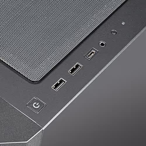 Silverstone SETA H1 ATX Mid Tower Black Tempered Glass Side Panel image