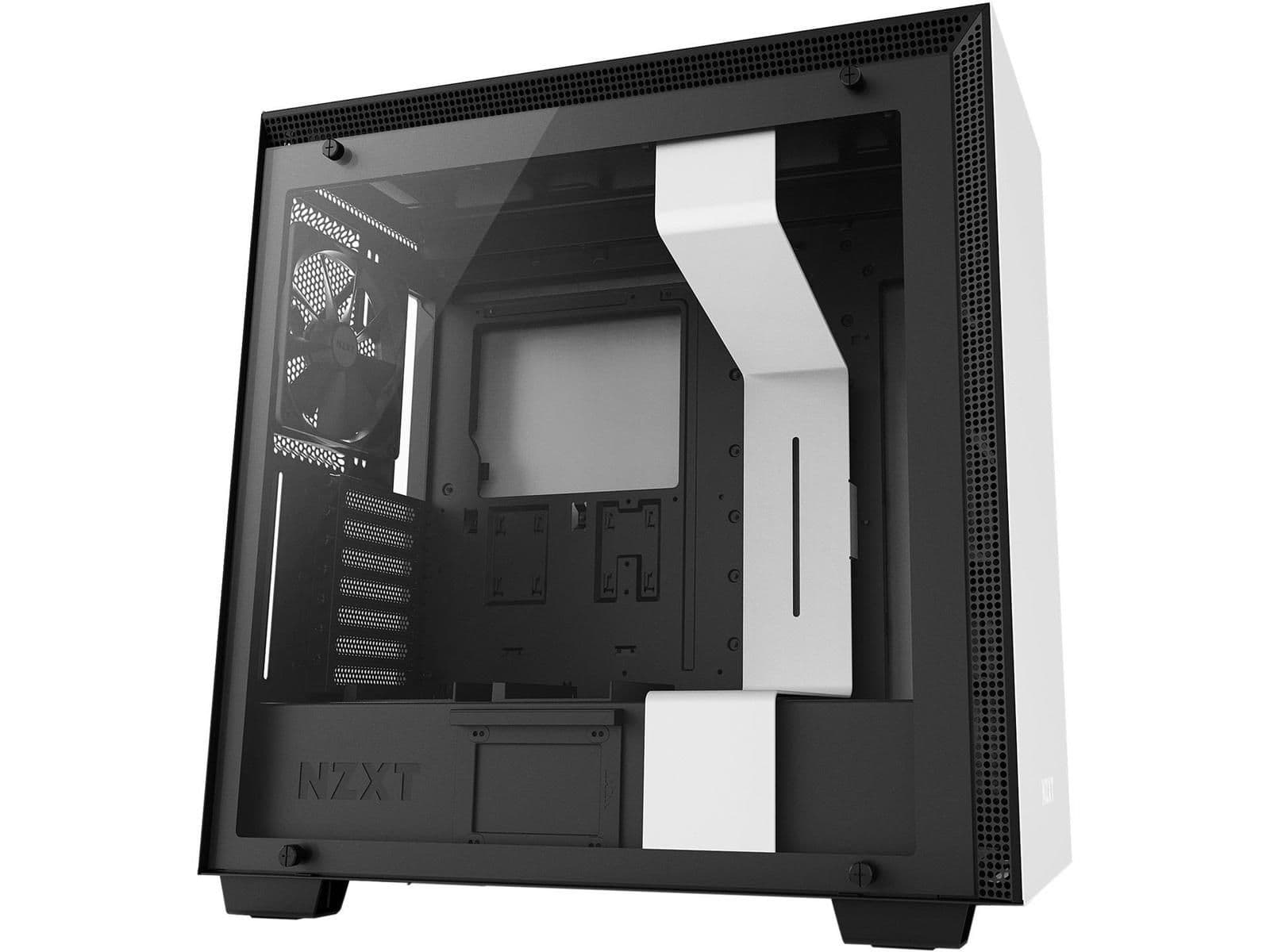 NZXT H700 ATX Mid Tower White Tempered Glass Side Panel image