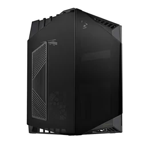 Silverstone Lucid LD03-AF Mini-ITX Tower Black with Tempered Glass Side Panel and USB 3.2 Gen 2 Type-C, USB 3.2 Gen 1 Type-A image
