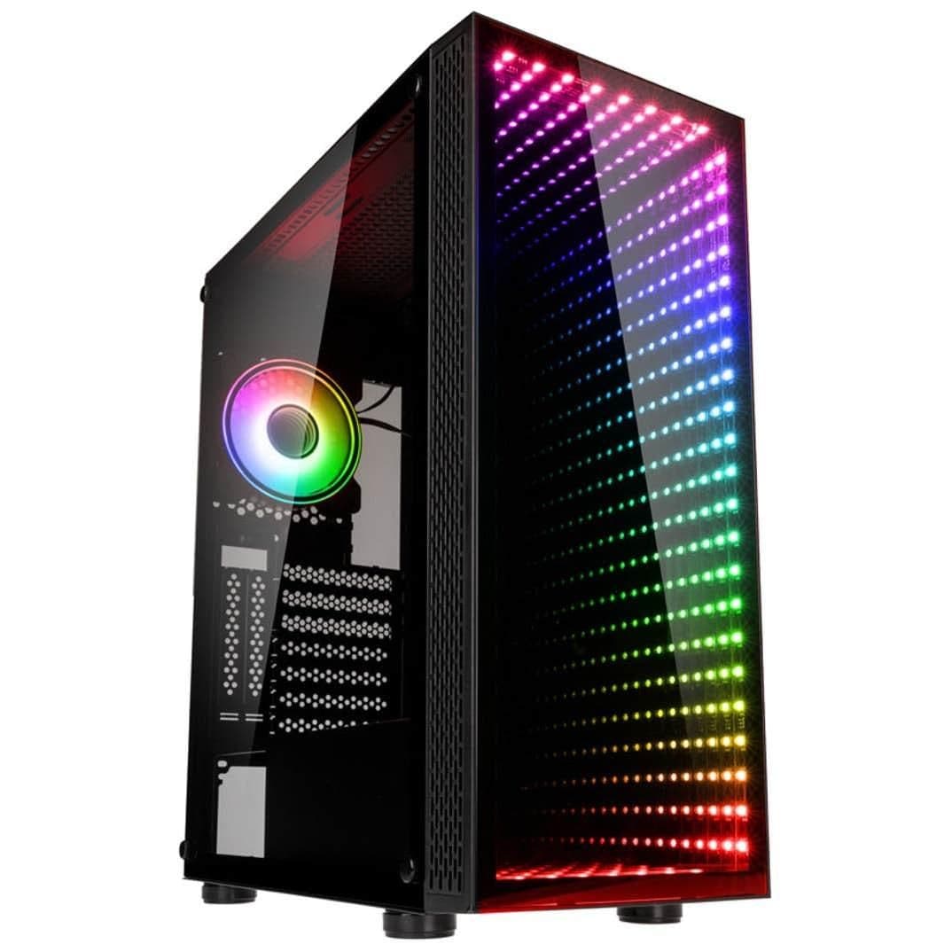 KOLINK Void Rift ATX Mid Tower Black Tempered Glass Side Panel main image