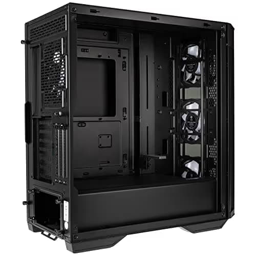 KOLINK Observatory Z ATX Mid Tower Black with Tempered Glass Side Panel and USB 3.2 Gen 2 Type-C, USB 3.2 Gen 1 Type-A, USB 2.0 Type-A image