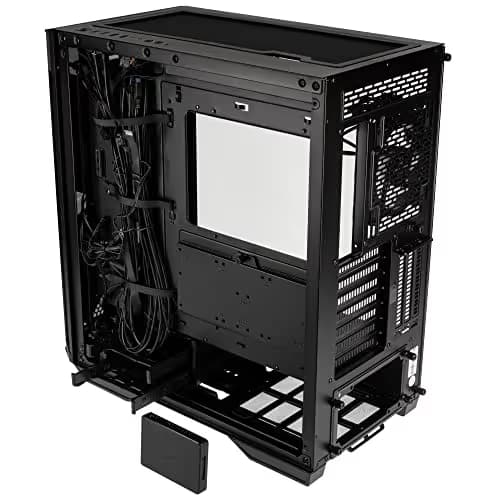 KOLINK Observatory Z ATX Mid Tower Black with Tempered Glass Side Panel and USB 3.2 Gen 2 Type-C, USB 3.2 Gen 1 Type-A, USB 2.0 Type-A image