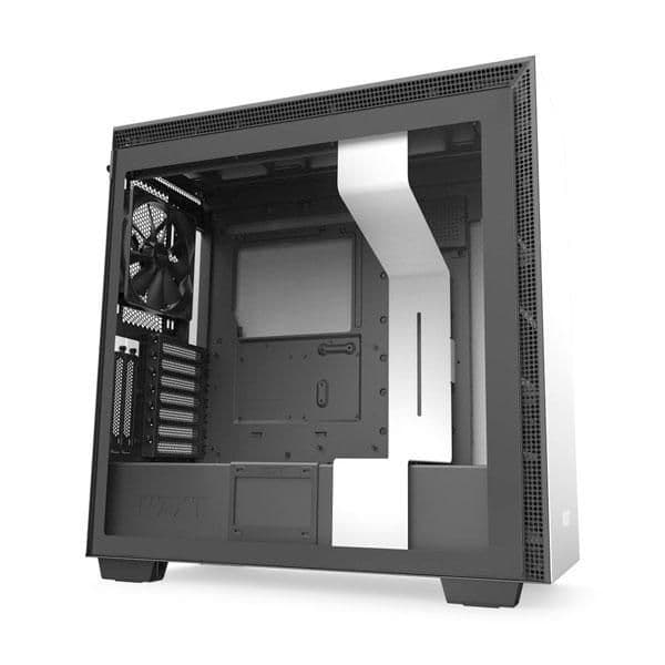 NZXT H710i ATX Mid Tower White with Tempered Glass Side Panel and USB 3.2 Gen 2 Type-C, USB 3.2 Gen 1 Type-A Front Panel image