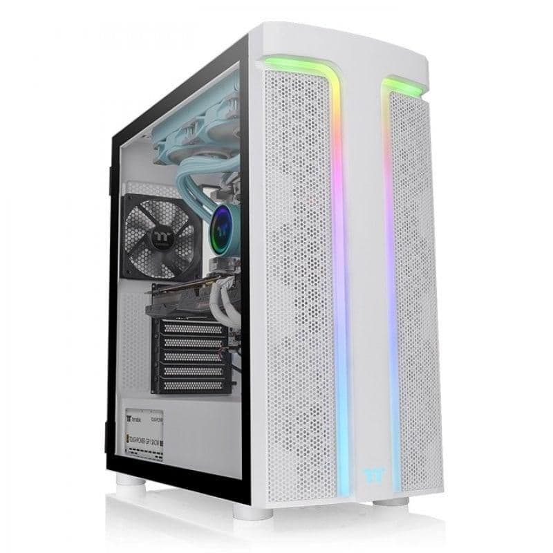 Thermaltake H590 ATX Mid Tower White Tempered Glass ARGB main image