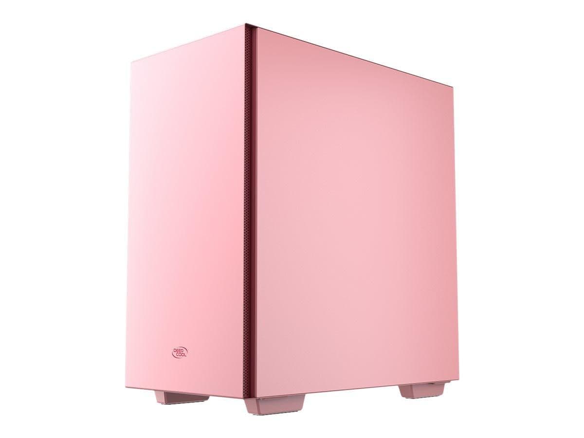 Deepcool MACUBE 110 Micro ATX Mini Tower Pink with Tempered Glass Side Panel and USB 3.2 Gen 1 Type-A Front Panel main image