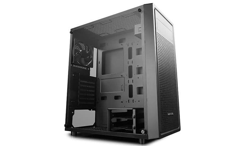 Deepcool E-Shield ATX Mid Tower Black Tempered Glass Side Panel image