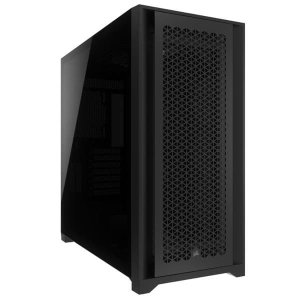 Corsair 5000D CORE AIRFLOW ATX Mid Tower Black with Tinted Tempered Glass Side Panel and USB 3.2 Gen 2 Type-C USB 3.2 Gen 1 Type-A image