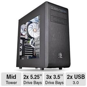 Thermaltake Core V31 ATX Mid Tower Black Acrylic Side Panel main image