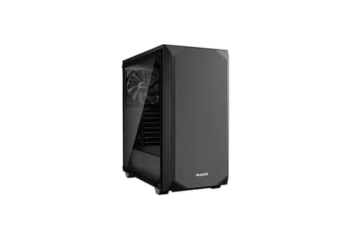 be quiet! Pure Base 500 ATX Mid Tower Black with Tempered Glass Side Panel and USB 3.2 Gen 1 Type-A image