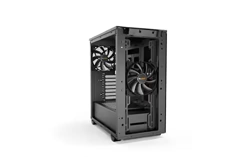 be quiet! Pure Base 500 ATX Mid Tower Black with Tempered Glass Side Panel and USB 3.2 Gen 1 Type-A image