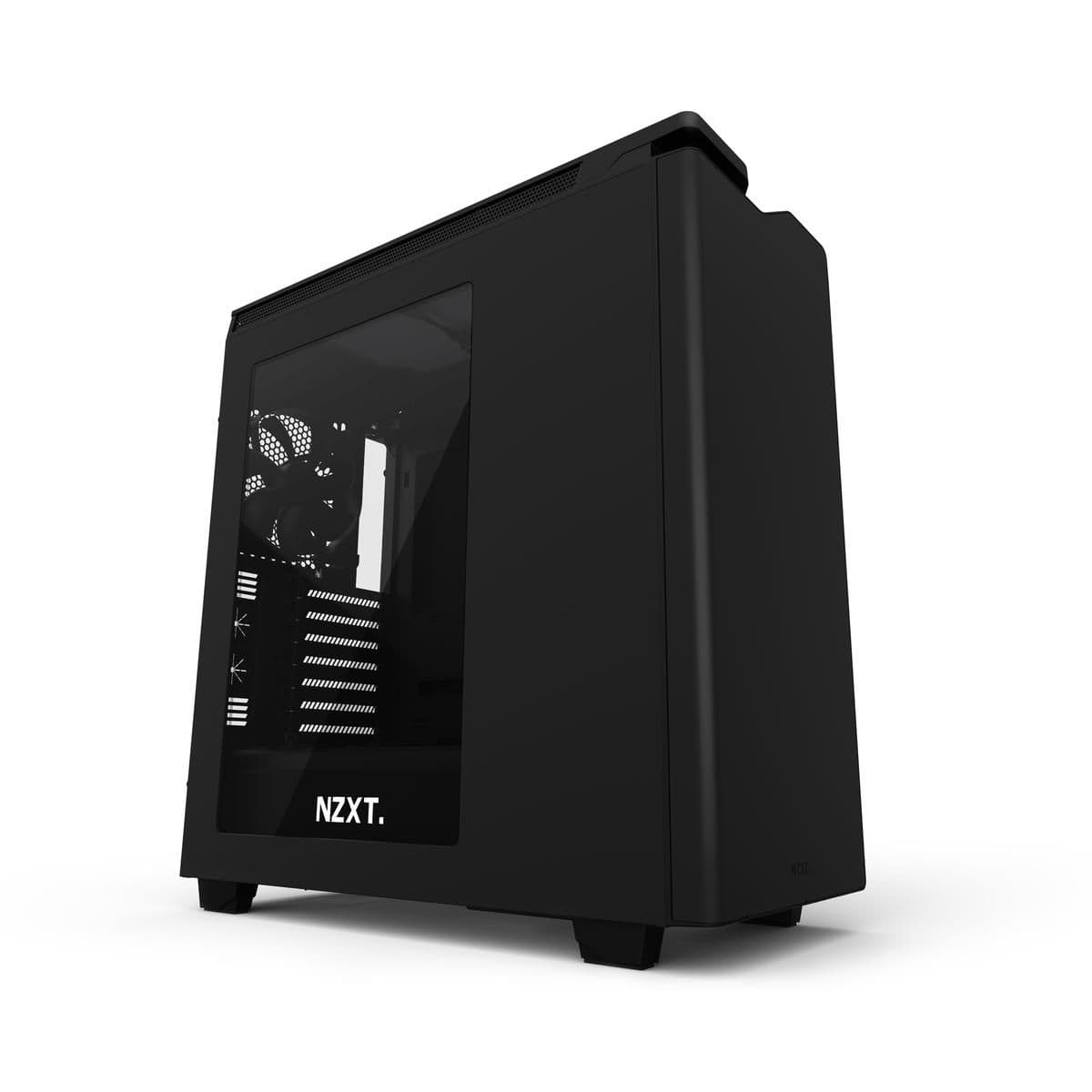 NZXT H440 ATX Mid Tower Black with Acrylic Side Panel, USB 3.2 Gen 1 Type-A, USB 2.0 Type-A image