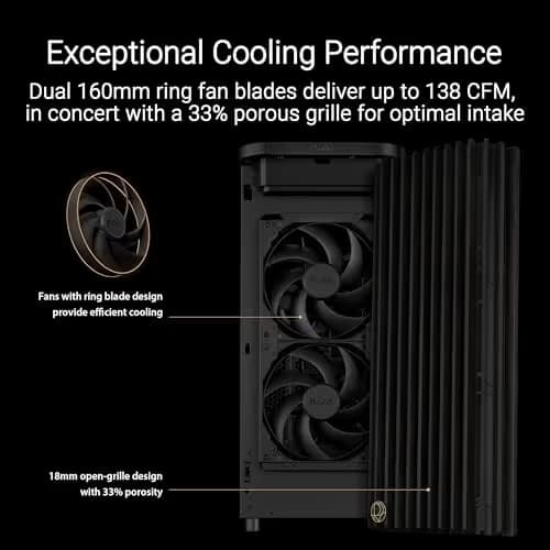 Asus ProArt PA401 Wood Edition ATX Mid Tower Black image
