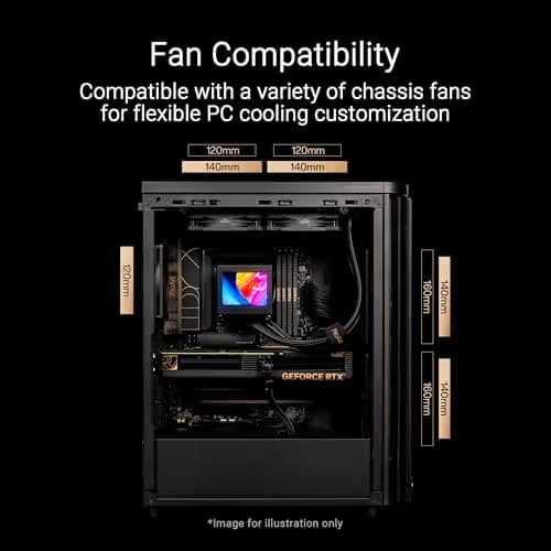 Asus ProArt PA401 Wood Edition ATX Mid Tower Black image
