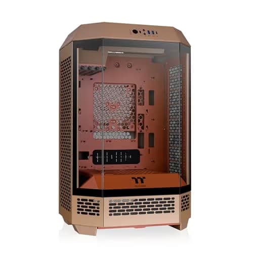 Thermaltake The Tower 300 MicroATX Mini Tower Tempered Glass Side Panel - Gravel Sand main image