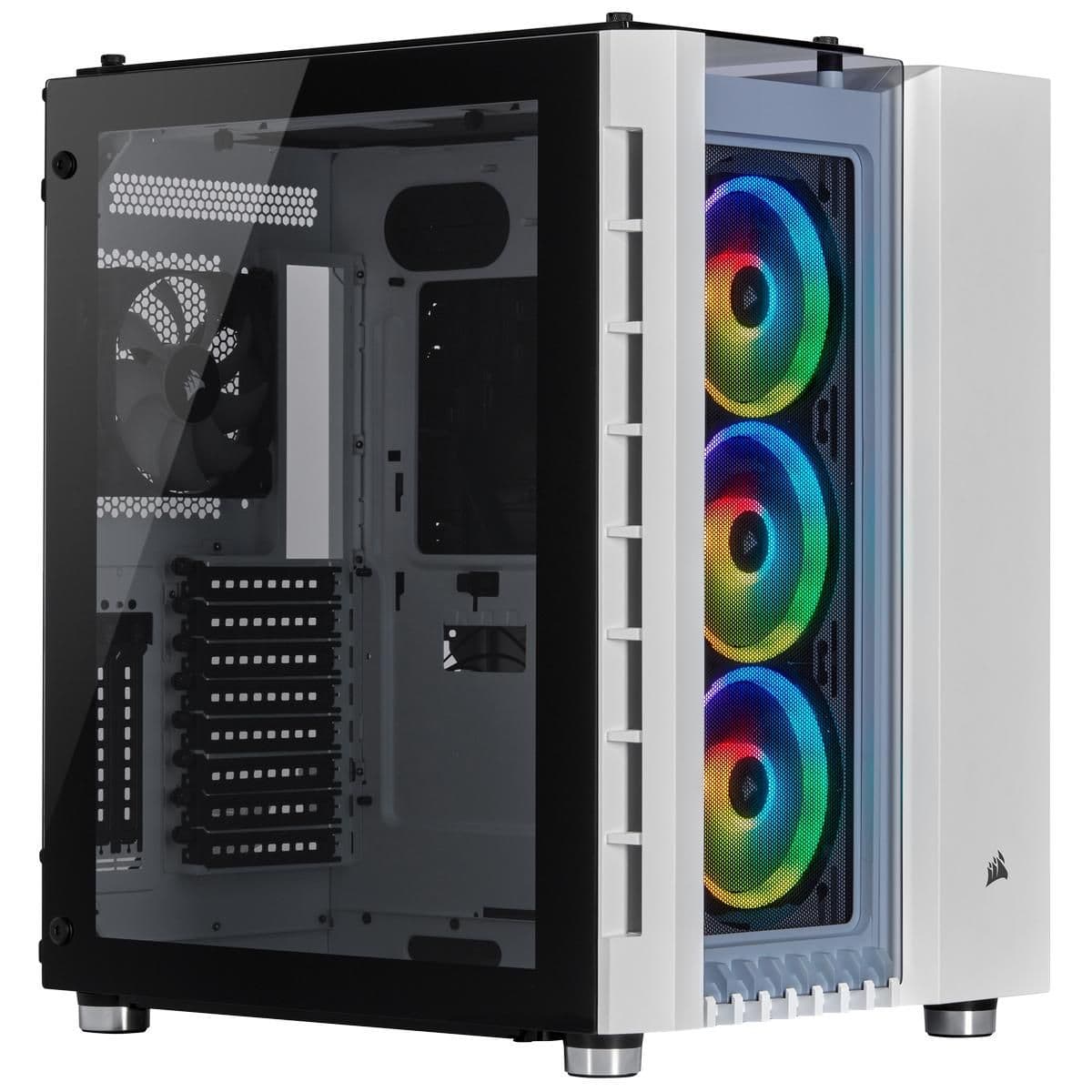 Corsair Crystal Series 680X RGB ATX Mid Tower White / Black with Tempered Glass Side Panel and USB 3.2 Gen 2 Type-C, USB 3.2 Gen 1 Type-A main image