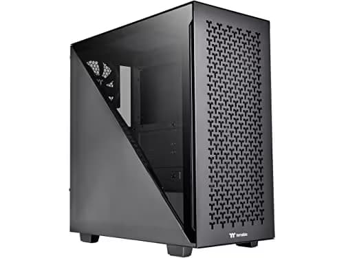 Thermaltake Divider 300 TG Air ATX Mid Tower Black Tempered Glass Side Panel image