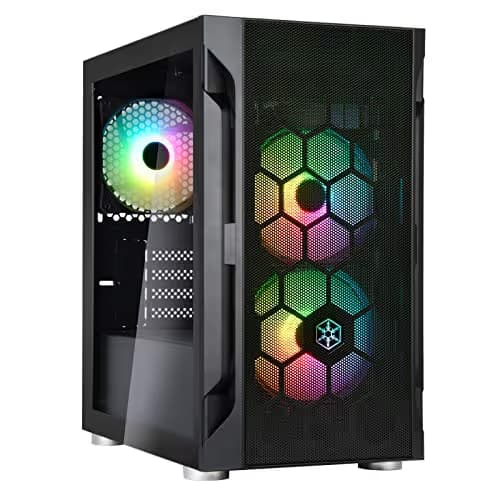 Silverstone FARA H1M PRO MicroATX Mini Tower Black Tempered Glass image