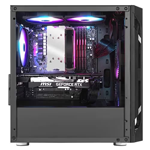 Silverstone FARA H1M PRO MicroATX Mini Tower Black Tempered Glass image