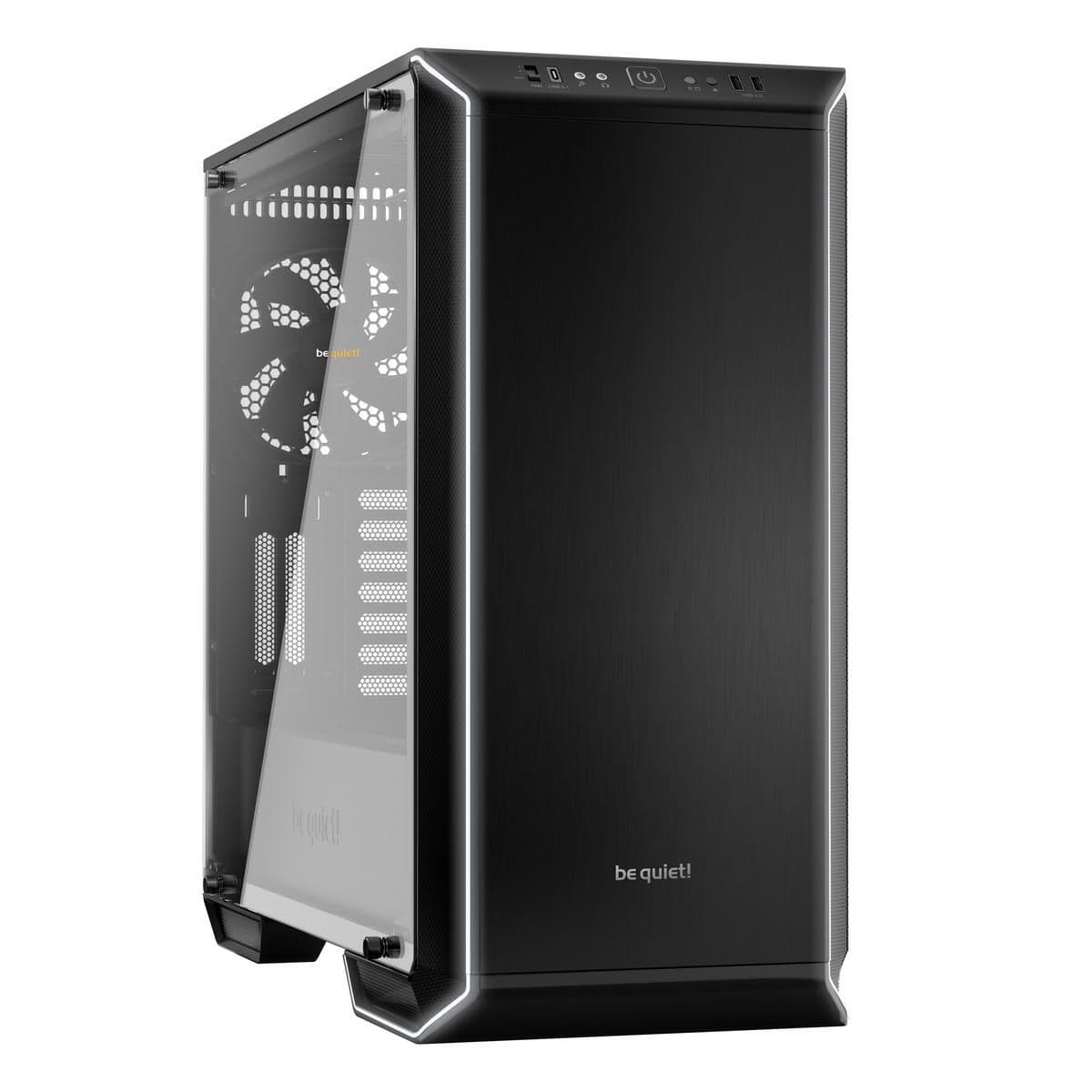 be quiet! Dark Base 700 ATX Mid Tower Black with Tempered Glass Side Panel and Front Panel USB 3.2 Gen 2 Type-C, USB 3.2 Gen 1 Type-A image