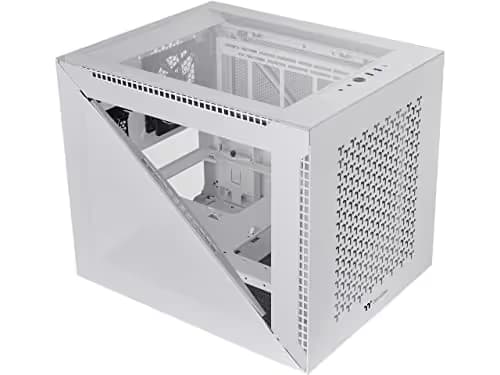 Thermaltake Divider 200 TG Air MicroATX Mini Tower Snow Tempered Glass image