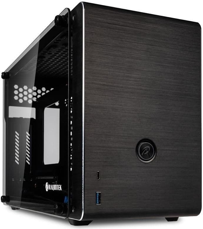 RAIJINTEK OPHION Mini-ITX Desktop Black Acrylic Side Panel image