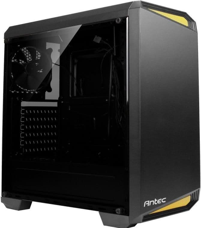 Antec NX100 ATX Mid Tower Black / Yellow Acrylic Side Panel image
