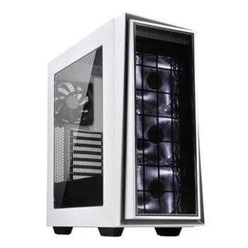 Silverstone RL06 ATX Mid Tower White / Black with Acrylic Side Panel and USB 3.2 Gen 1 Type-A USB 2.0 Type-A main image