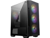 MSI MAG FORGE M100A Micro ATX Mid Tower Black Tempered Glass Side Panel with USB 3.2 Gen 1 Type-A and USB 2.0 Type-A main image