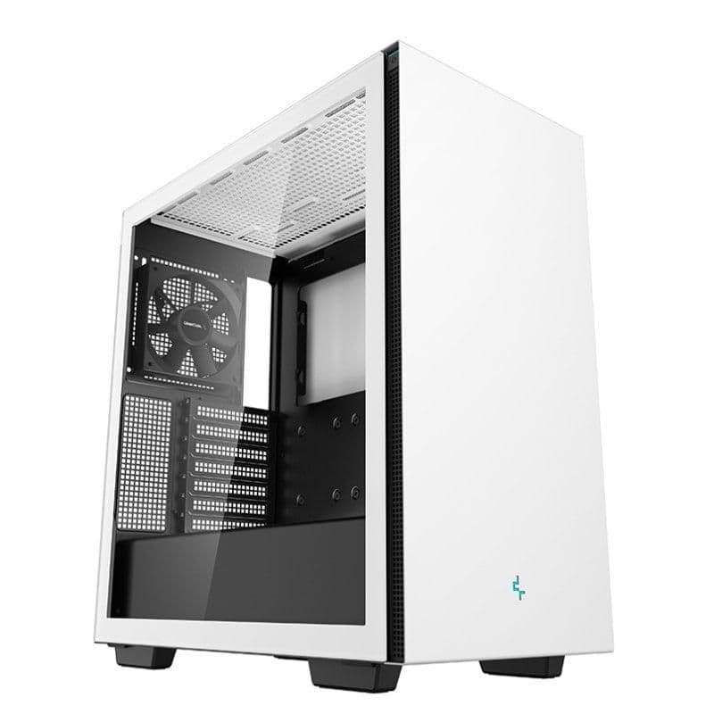 Deepcool CH510 ATX Mid Tower White / Black Tempered Glass image
