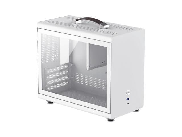 GameMax Spark Mini Mini-ITX Desktop White Tempered Glass image