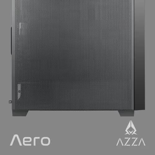Azza Aero ATX Mid Tower Black Mesh Side Panel image