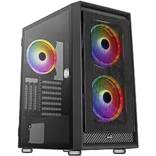Aerocool Graphite v2 ATX Mid Tower Tempered Glass Side Panel image