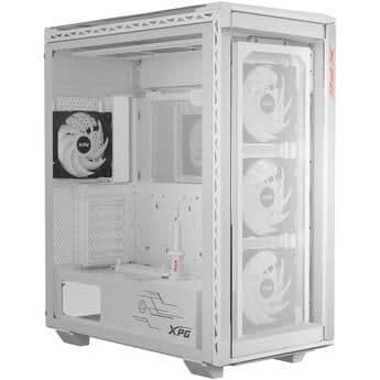 ADATA XPG Battlecruiser II ATX Mid Tower White with Tempered Glass Side Panel and USB 3.2 Gen 2 Type-C, USB 3.2 Gen 1 Type-A Front Panel main image