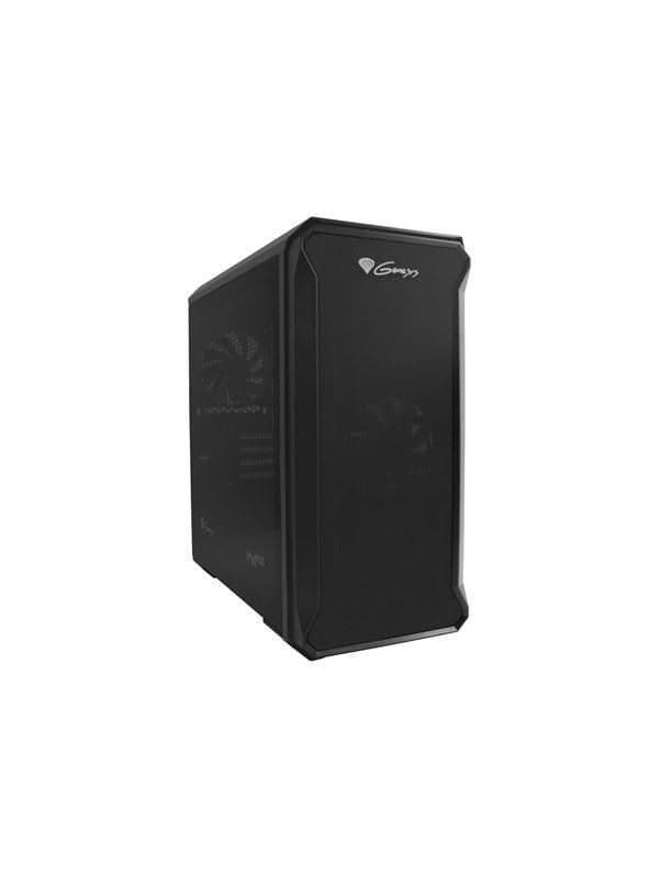 Genesis Irid 503 ATX Mini Tower Black with Tempered Glass Side Panel and USB 3.2 Gen 1 Type-A USB 2.0 Type-A Front Panel main image