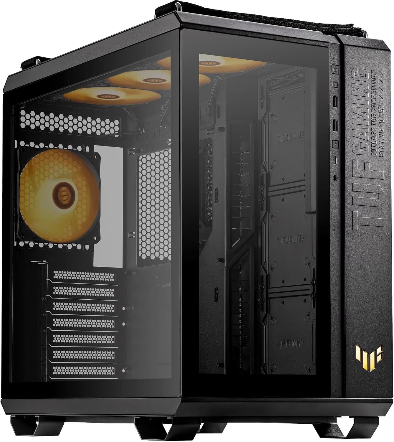 Asus TUF Gaming GT502 Plus ATX Mid Tower Black Tempered Glass Side Panel main image